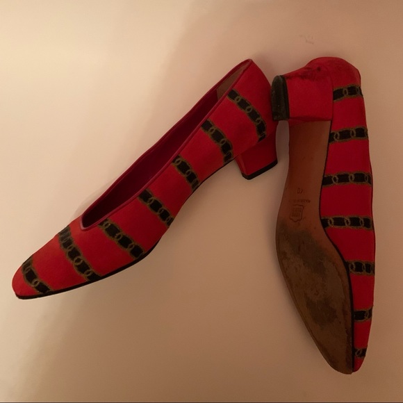 Red vintage shoes Made in Italy - Picture 3 of 3